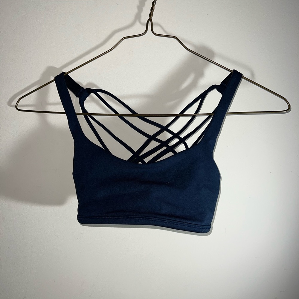 Navy Lululemon Sports Bra- Size 4
